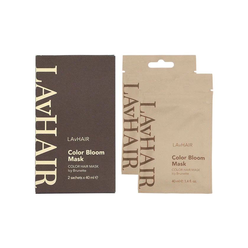 LAvHAIR Color Bloom Toning Hair Mask Ice Brunette — Deep Care