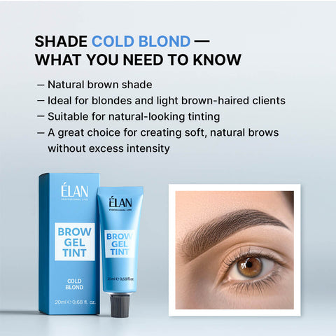 Brow Gel Tint Cold Blond (20 ml)