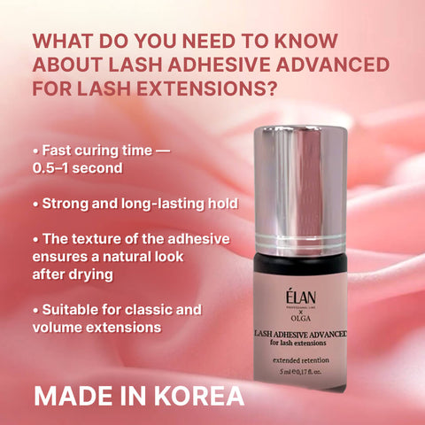 Colle Avancée pour Extensions de Cils