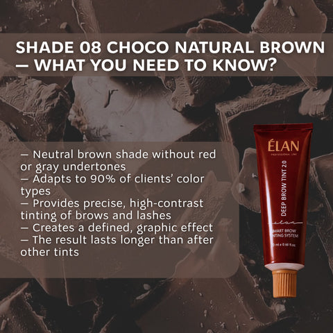 Deep Brow Tint 2.0 08 CHOCO natural brown (20 ml)