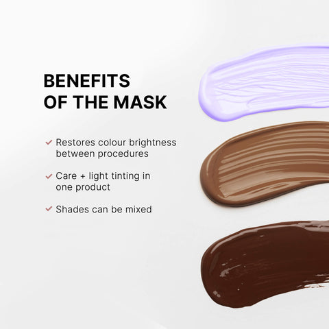 COLOR BROW MASK 2.0: 2-in-1 Toning Eyebrow Mask, 11 AMETHYST