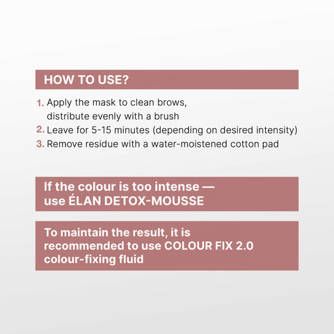 COLOR BROW MASK 2.0: 2-in-1 Toning Eyebrow Mask, 11 AMETHYST