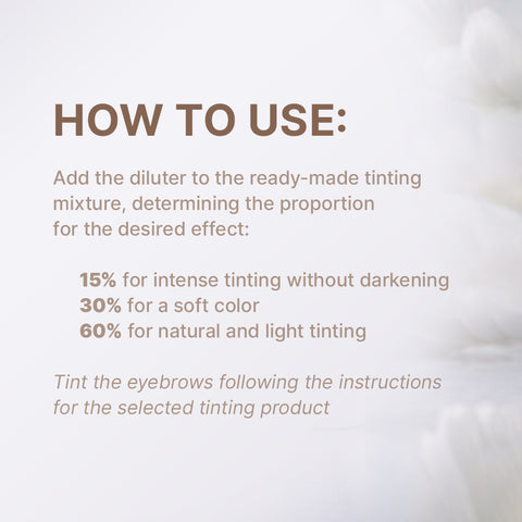 ColorSOFT: Verdünnungsgel für die Augenbrauenfärbung