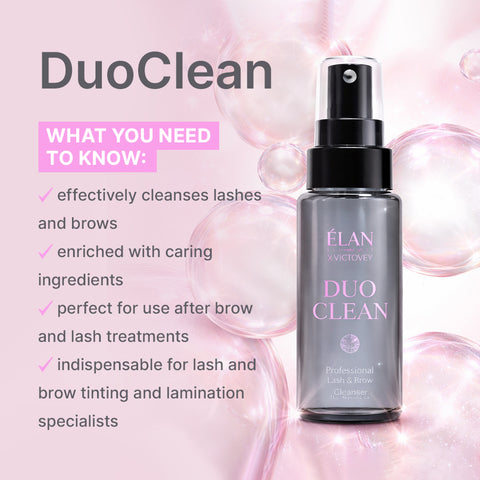 DuoClean: Professional Lash & Brow Cleanser