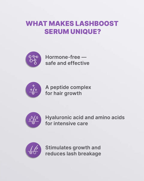 Сыворотка для ресниц с пептидами LashBOOST