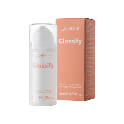 Glossify: leave-in cream fluid for intensive hair care