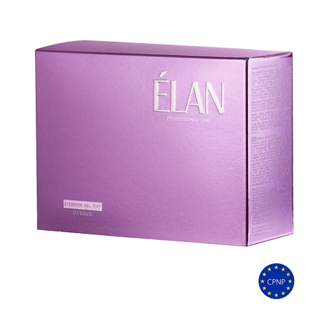 Гель-краска для окрашивания бровей «ÉLAN» 01 черный (упаковка)