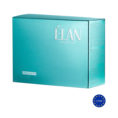 Гель-краска для окрашивания бровей «ÉLAN» 02 темно-коричневый (упаковка)